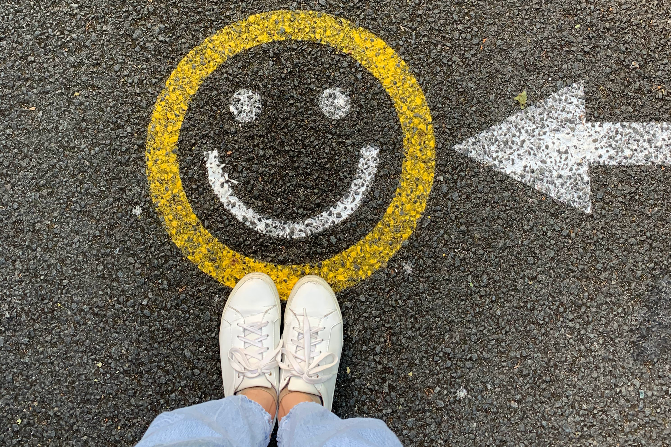Smiley ved fødder