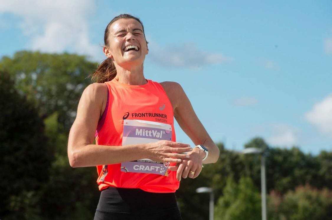 Sofia har gått i mål.