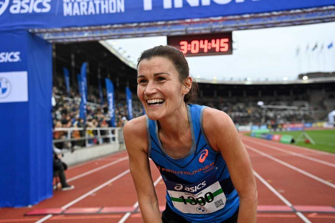 Sofia springer Stockholm maraton.
