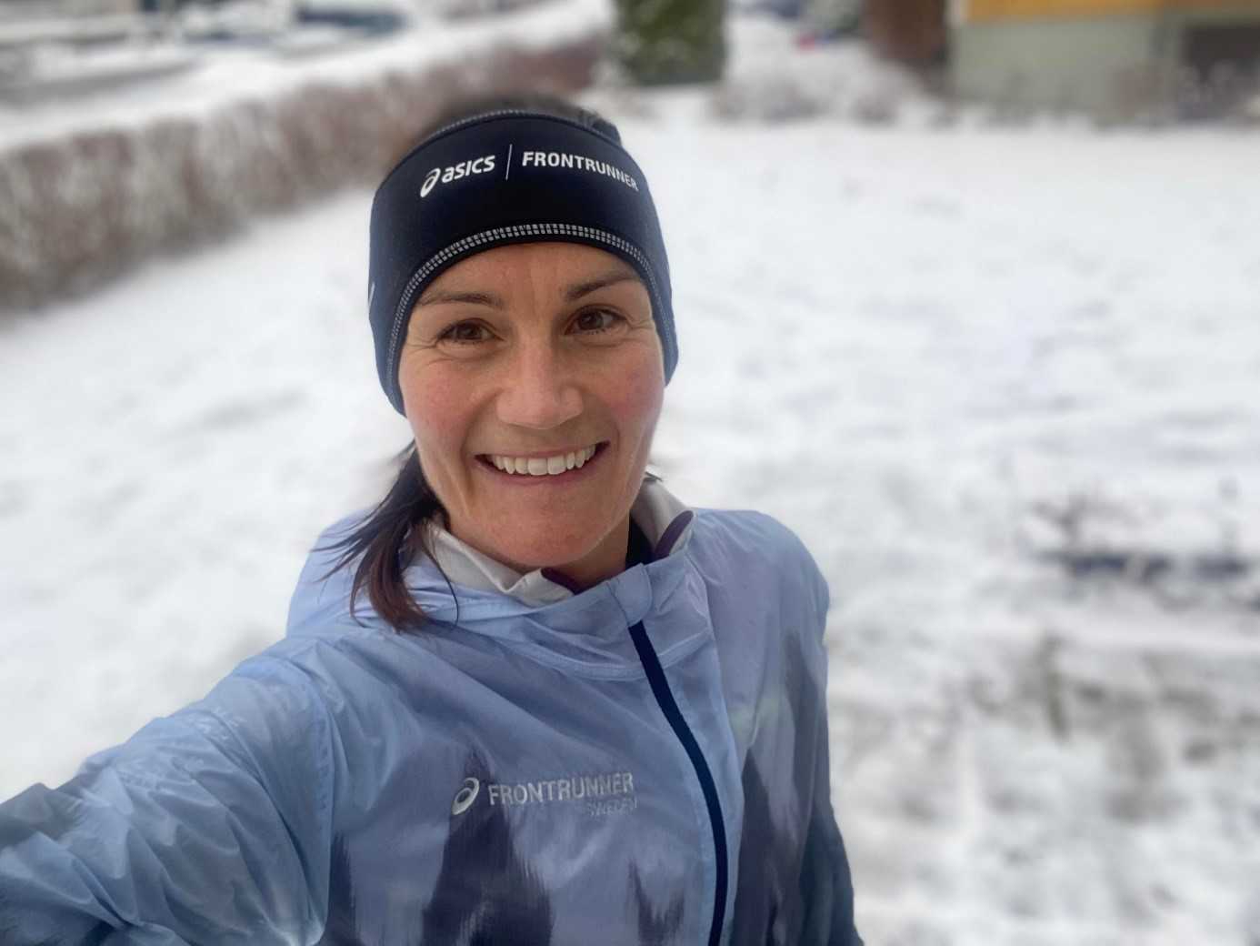 Bild från en springtur hemma i Ludvika. Snömodd och nollgradigt!