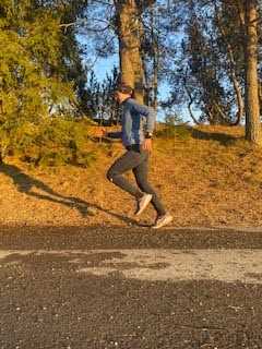 Sofia tränar inför halvmaraton