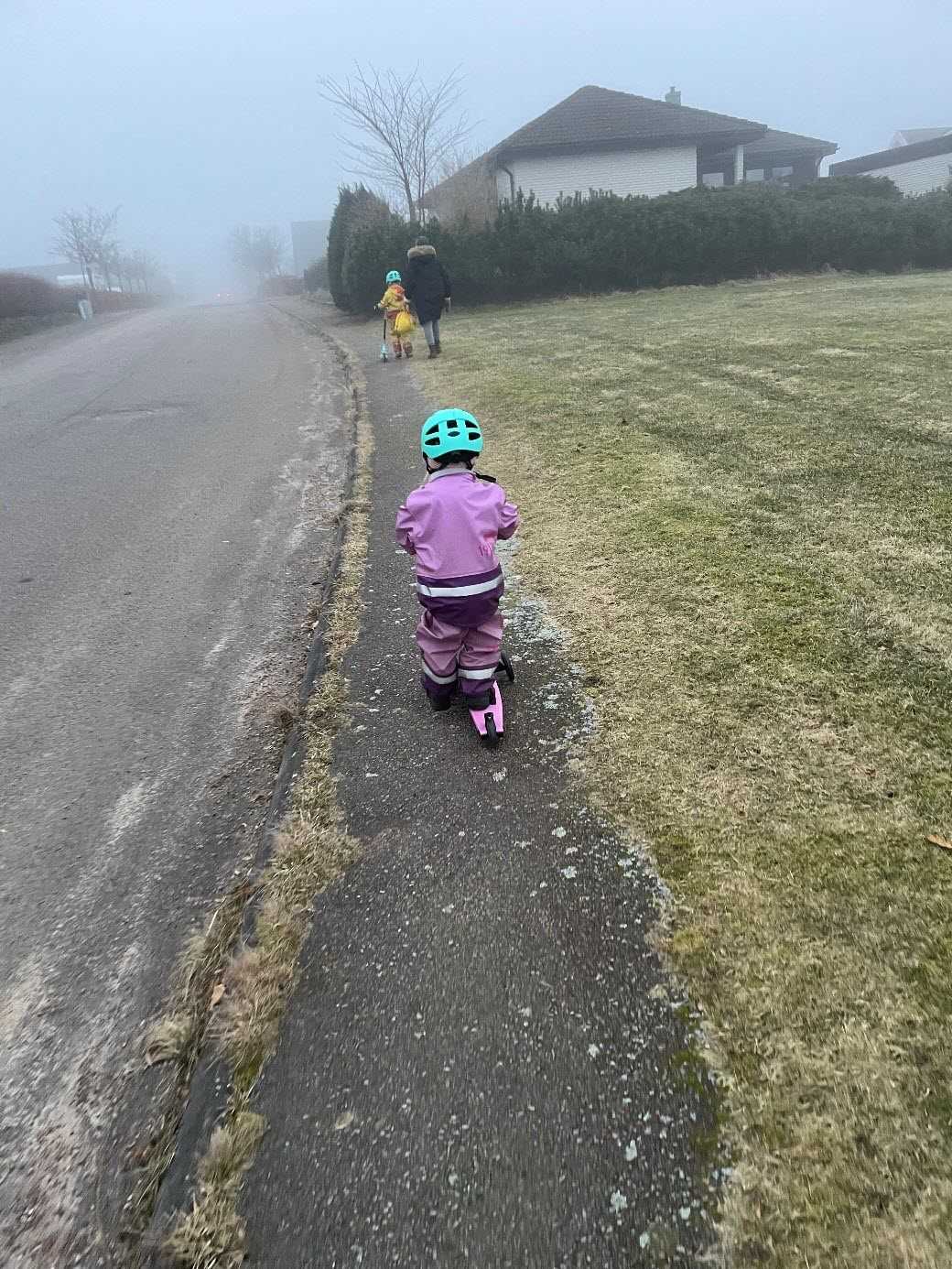 Ta tillbaka vardagen, promenad med barn på cykel.