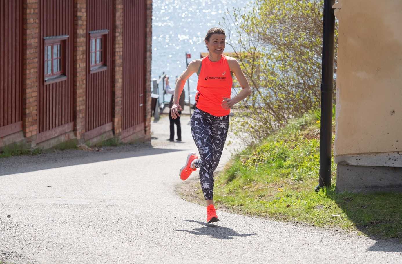 Sofia om att springa i värmen.