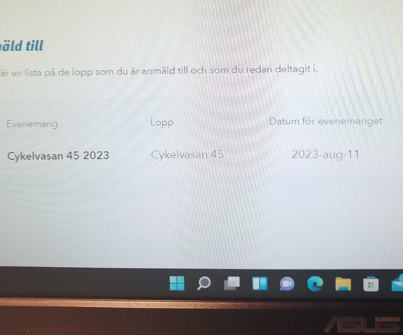 Carro om Cykelvasan 2023