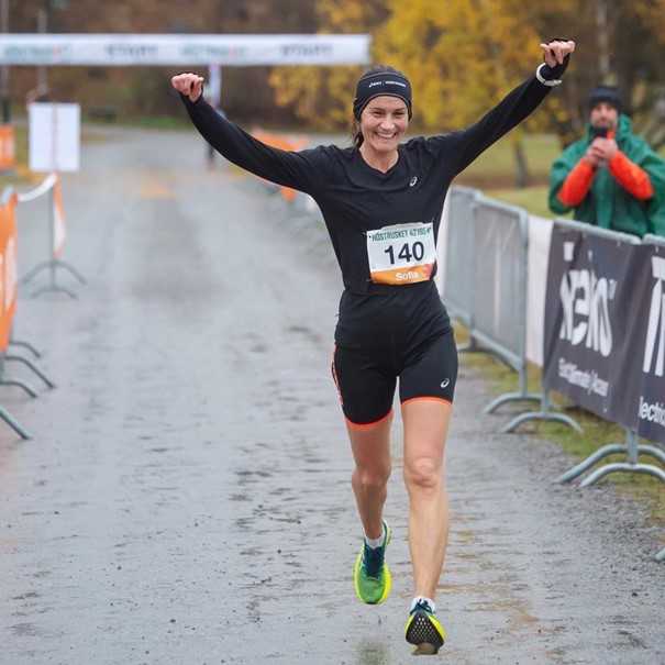 Sofia om att vinna ett maraton.