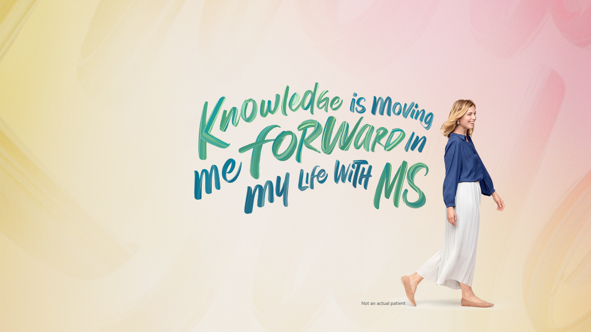 Knowledge is moving me forward in my life with MS Knowledge is moving me forward in my life with MS