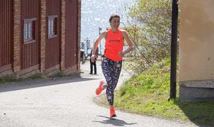 Sofia om att springa i värmen.