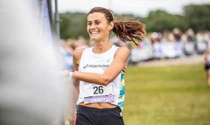 Sofia sprang Tjejmilen i Stockholm.